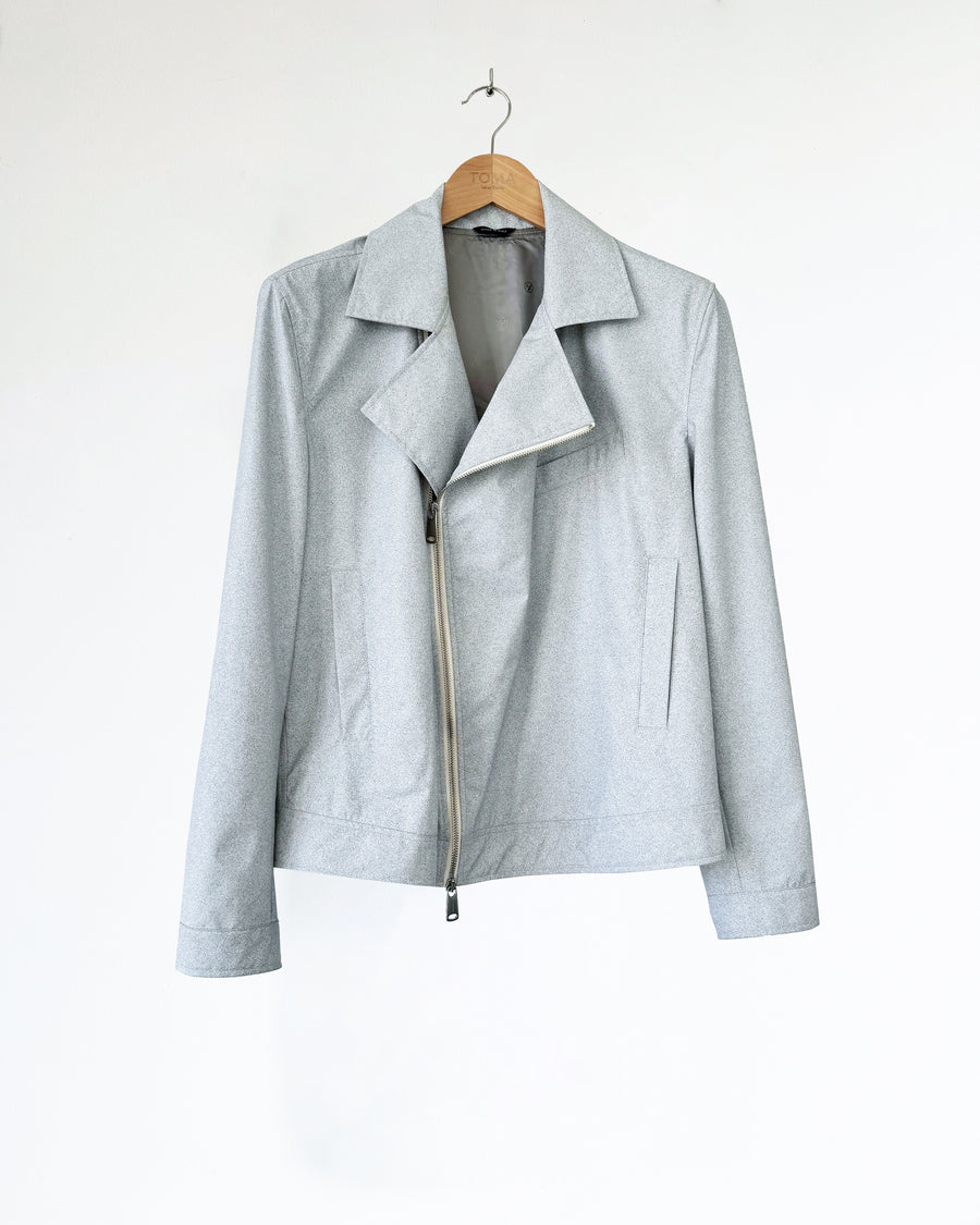 Giubbino Chiodo genderless con chiusura zip