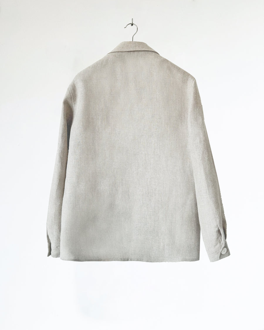 Giacca camicia genderless sfoderata